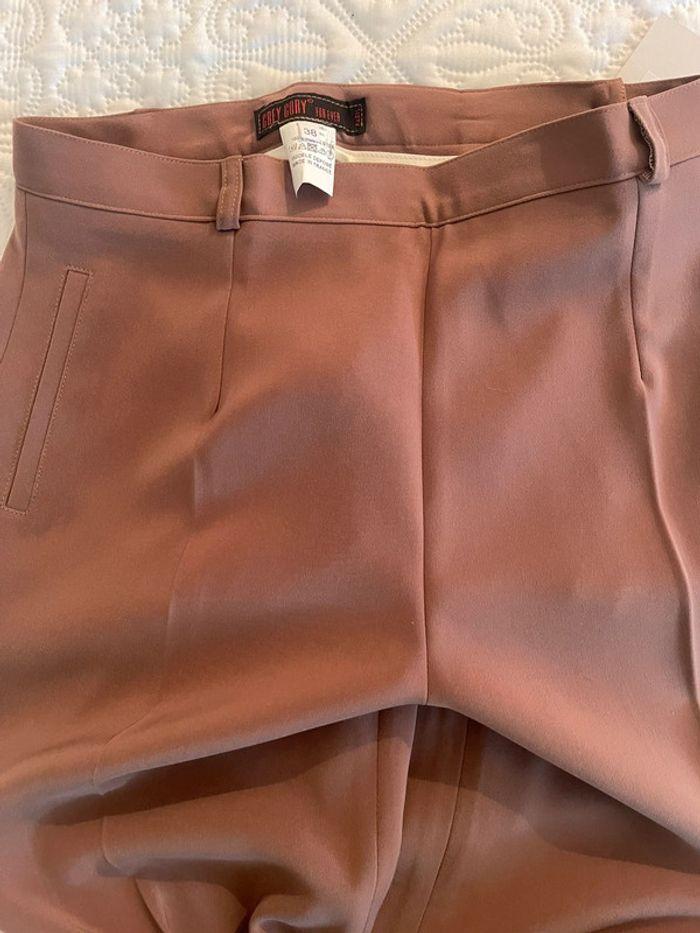 Pantalon droit camel - photo numéro 4