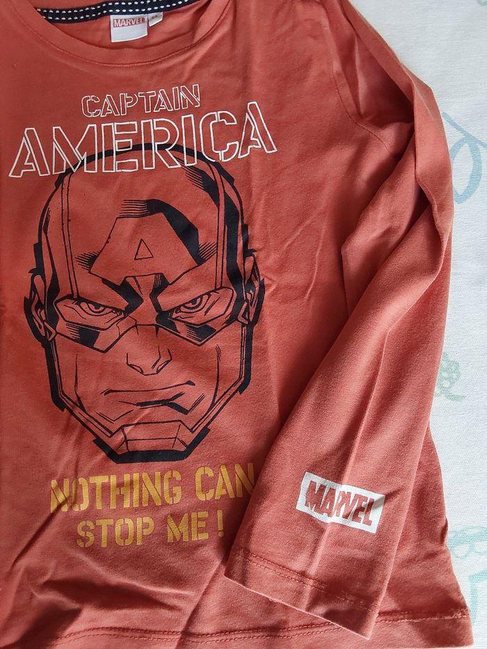 Tee shirt Marvel Captain Ameria - photo numéro 4