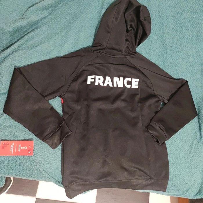 🌺 Sweatshirt polaire a capuche FIFA World cup 2022 Qatar coupe du monde France - photo numéro 2