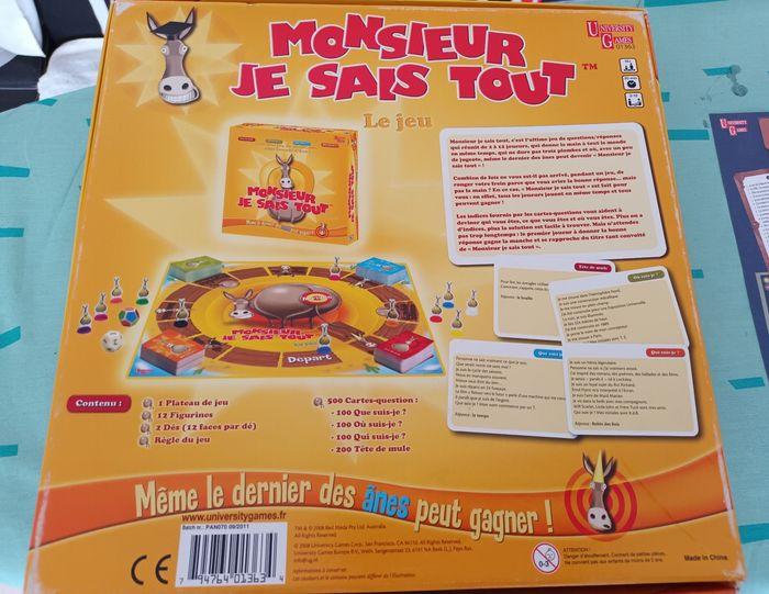 Jeu Monsieur je sais tout - photo numéro 2