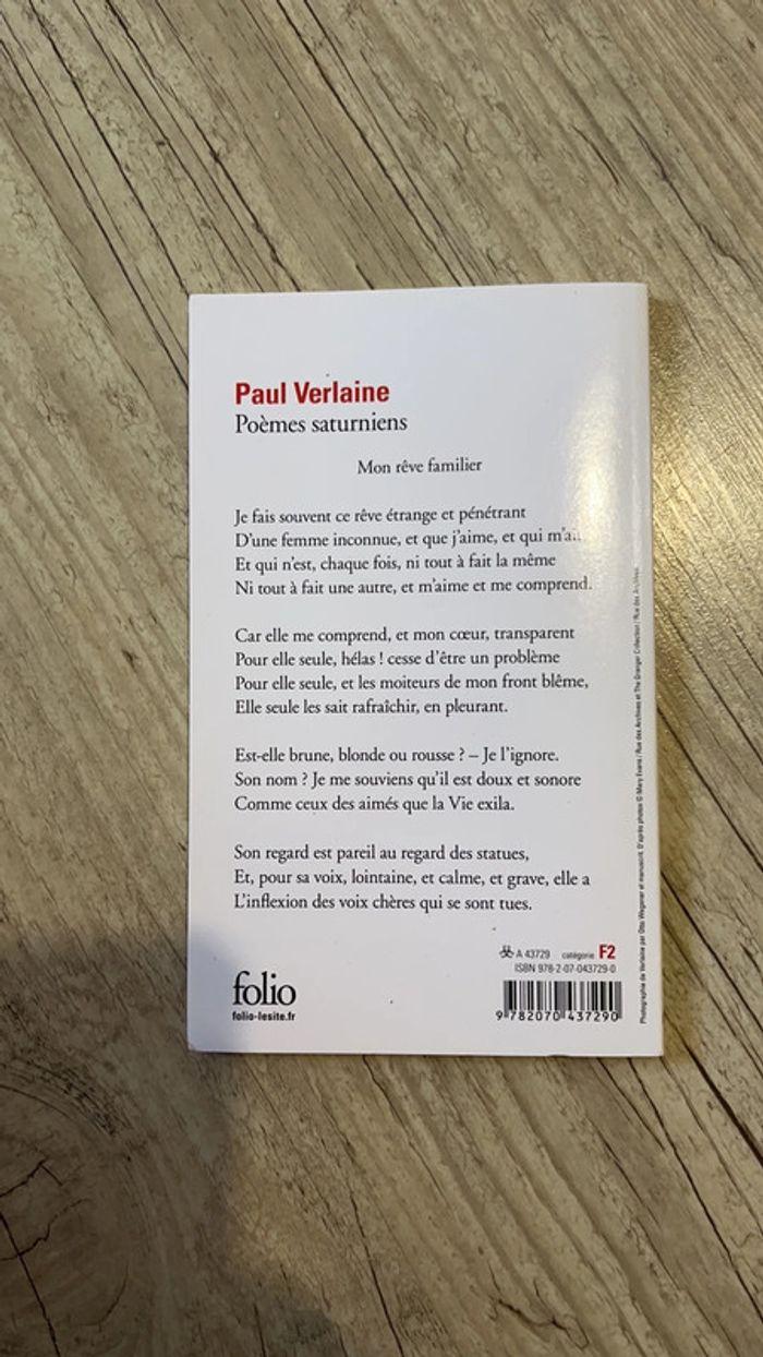 Poèmes Saturiens Paul Verlaine - photo numéro 2