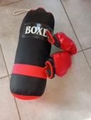 Sac de boxe et gants