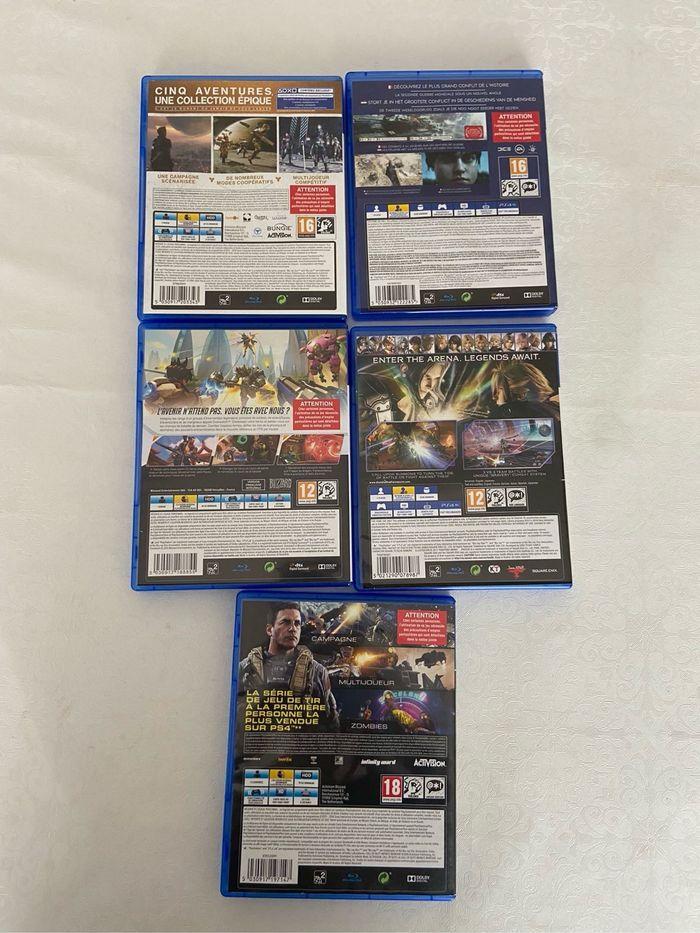 Lot de 5 jeux PS4 Call of duty, overwatch, battlefield V, destiny Dissidia - photo numéro 2