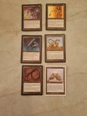 6 cartes magic marron