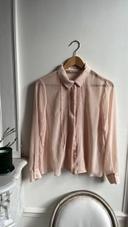 Blouse rose pâle Zara