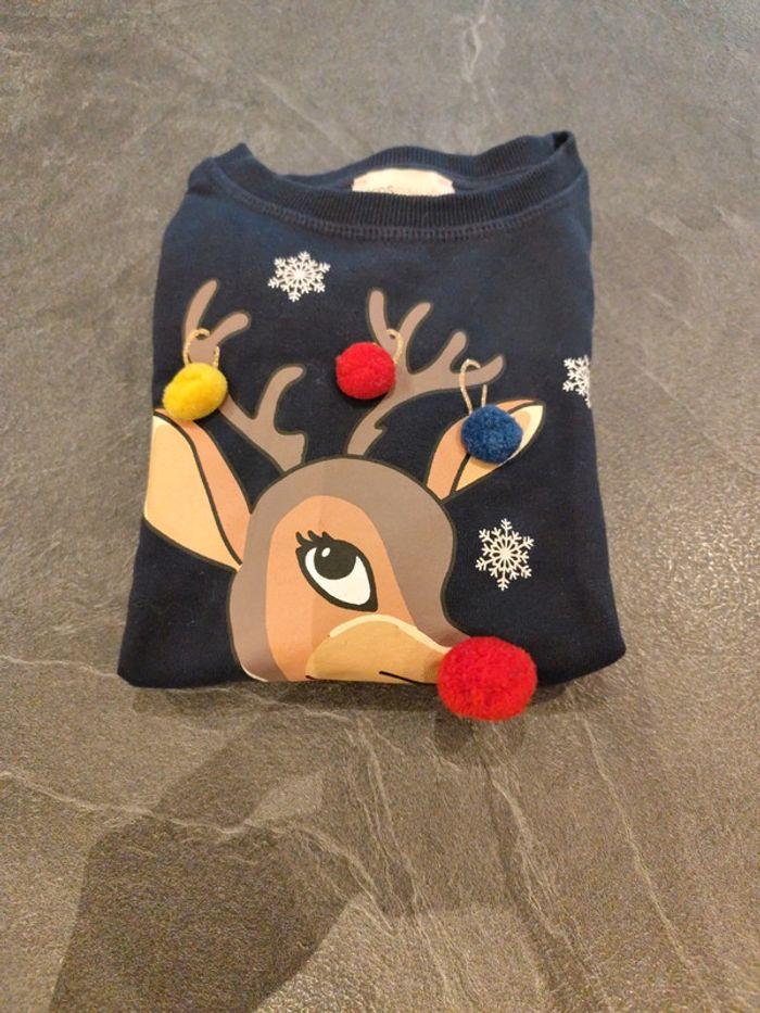 Pull de Noël biche 8 ans - photo numéro 7