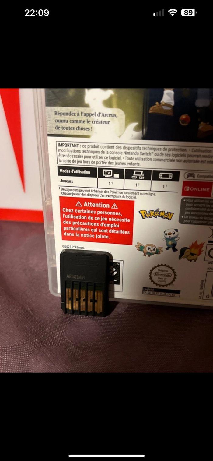 Jeu Nintendo Switch Pokémon arceus - photo numéro 3