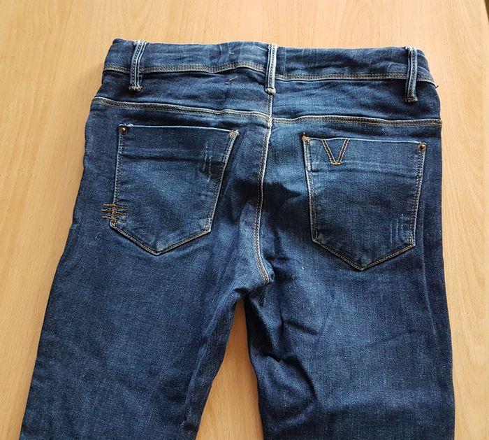 Jeans slim T. 12 ans effet usé - photo numéro 3