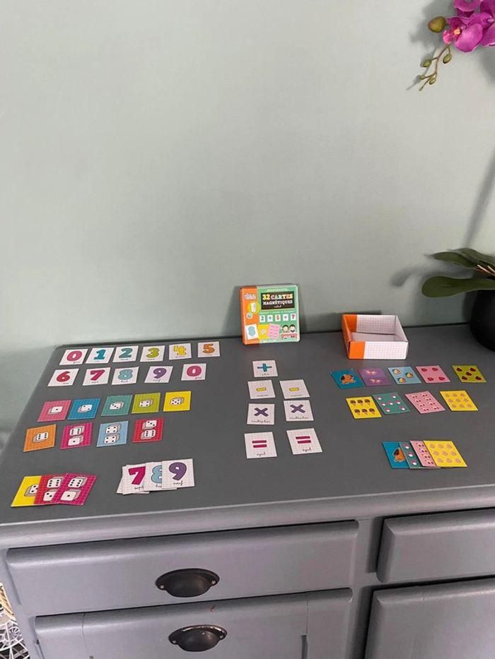 Jeu cartes magnétiques pour appendre à compter - photo numéro 1