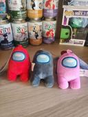 Lot de 3 Peluches Among Us