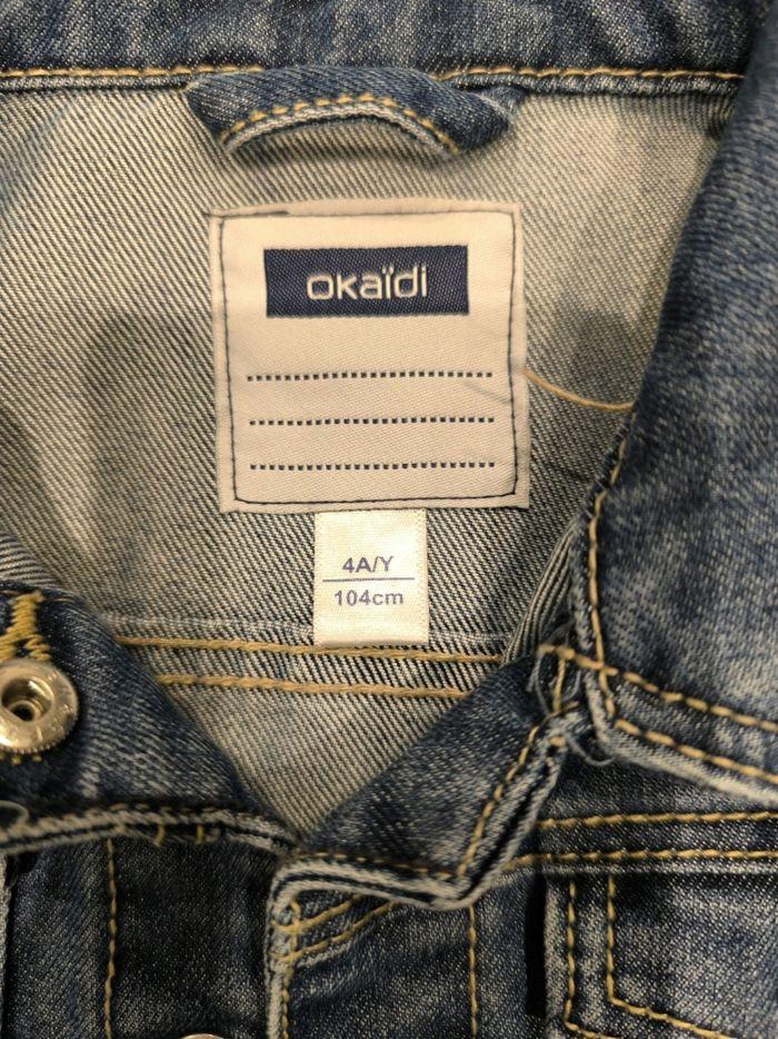 Veste en jean garçons taille 4 ans - photo numéro 2