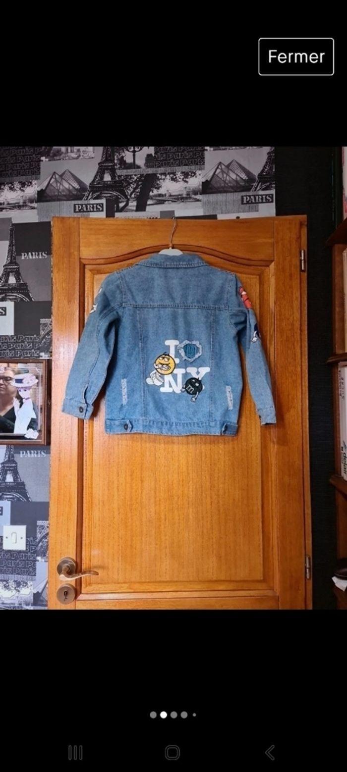 Blouson en jean taille 6 ans - photo numéro 2