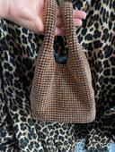 Sac strass doré