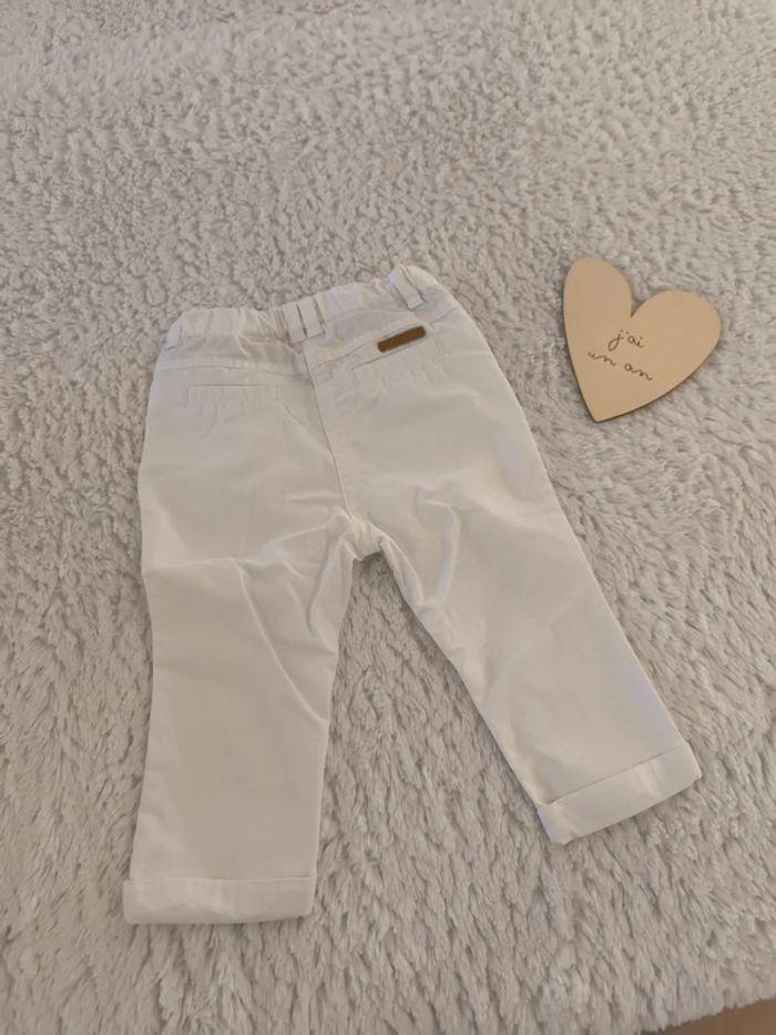 Pantalon blanc tape à l'oeil fille - photo numéro 4