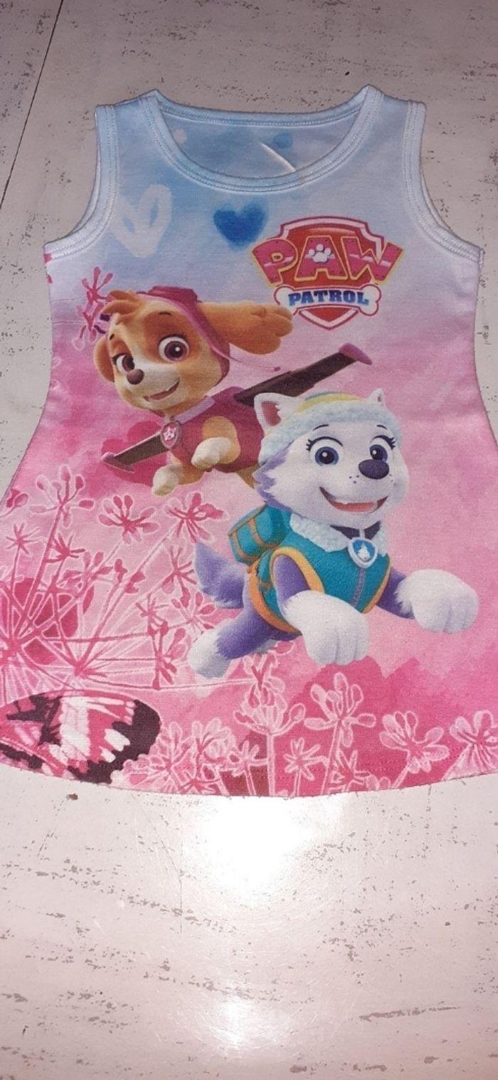 Tunique ou robe paw patrol