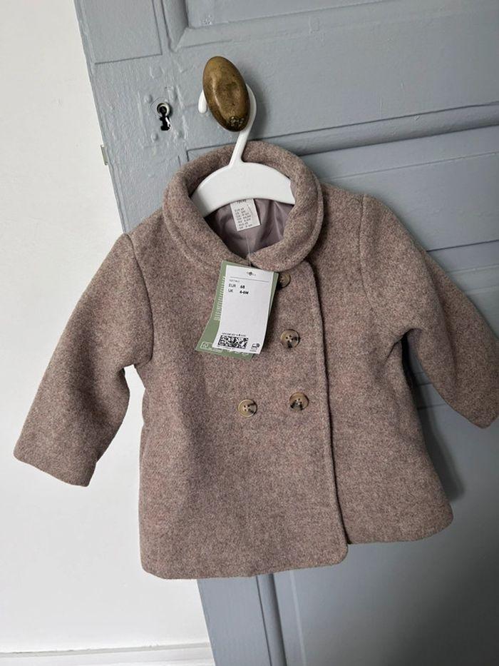 Manteau en laine mélangée bebe - photo numéro 3