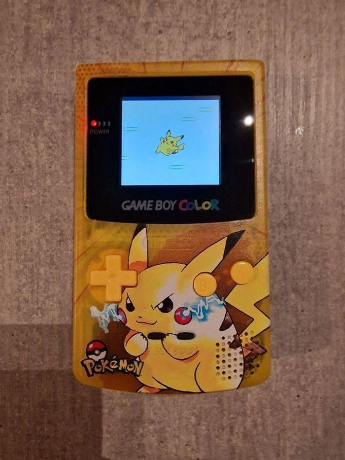 Gameboy Color Custom IPS + Jeu Pokemon - photo numéro 2