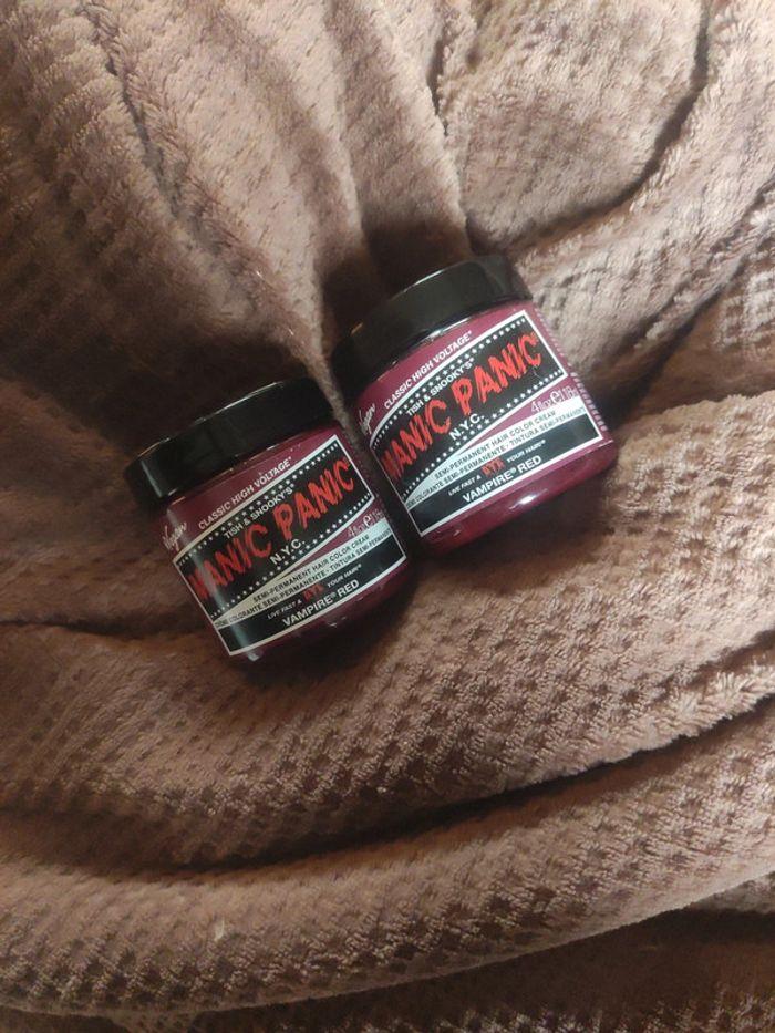 Lot de 2 pots Manic Panic couleur "Vampire Red" - photo numéro 1