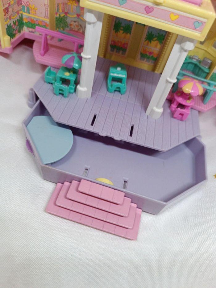 Polly pocket bluebird grande maison jaune yellow clubhouse house accessoires danse dépliable - photo numéro 20