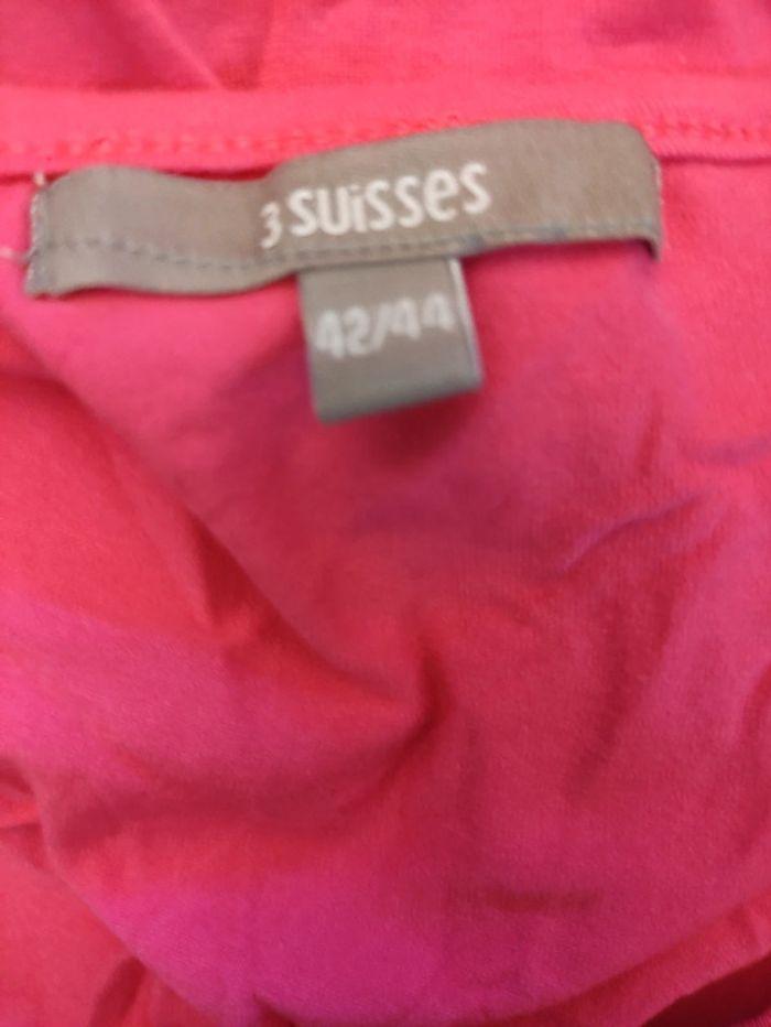 Débardeur 3 Suisses Rose   Taille 42/44. - photo numéro 4