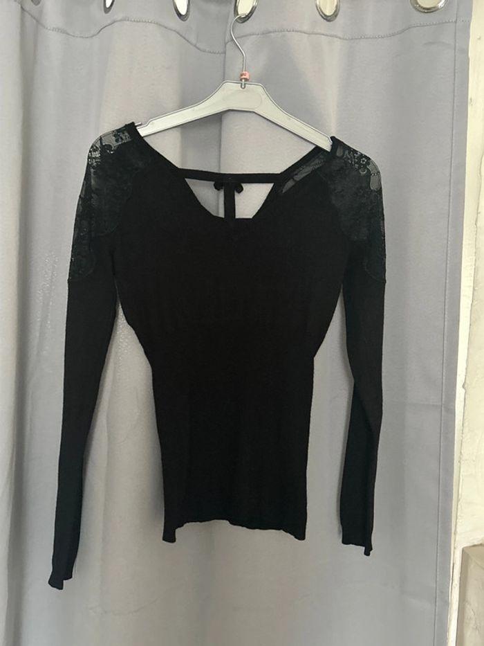 Blouse noire Morgan taille xs - photo numéro 1