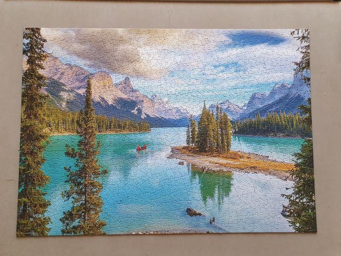 Joli puzzle le lac Maligne 💙 - photo numéro 3