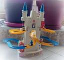 1985 dah yang Château castle manège attraction slide fairyland fantasy go round action animal sound