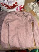 Pull tout doux rose