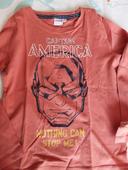 Tee shirt Marvel Captain Ameria