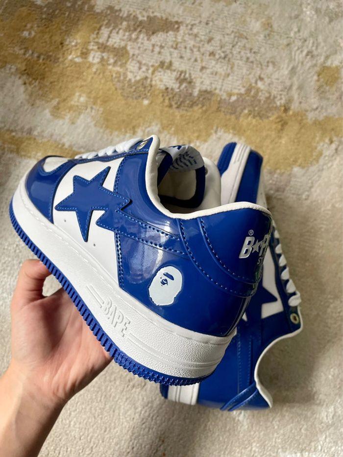 Baskets basses A Bathing Ape Bape Sta Low bleu foncé - photo numéro 3