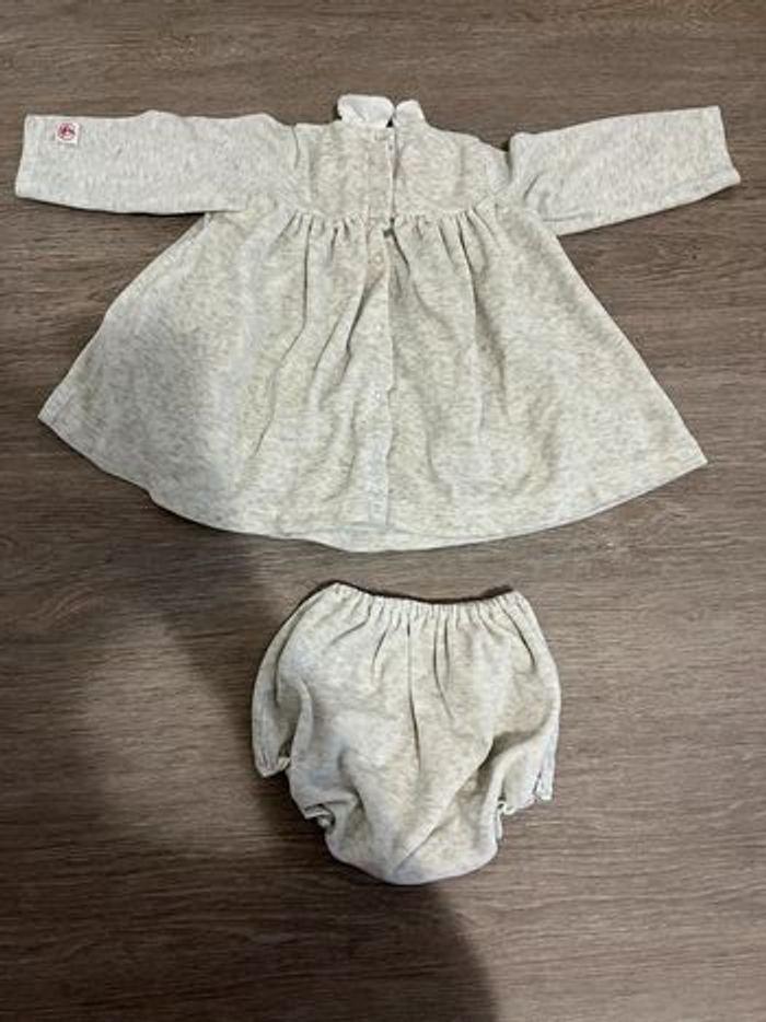 Robe chaude avec sa culotte Petit Bateau 12 mois - photo numéro 4