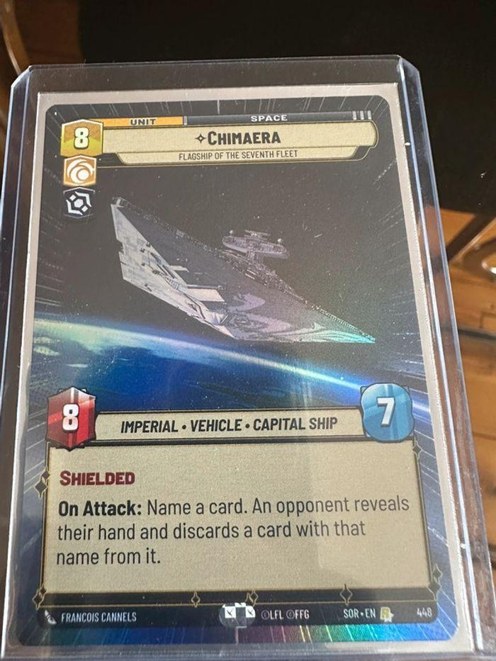 Chimaera HyperSpace FOIL Star Wars Unlimited - photo numéro 3