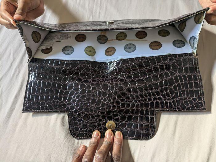 1 pochette en cuir + sacoche portefeuille - photo numéro 1