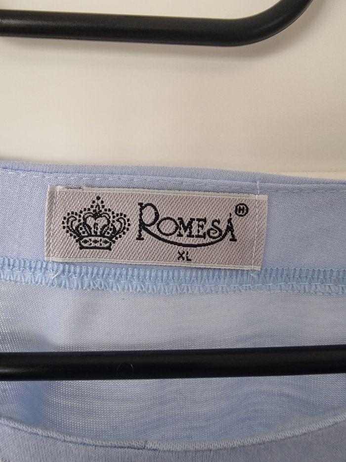 T-shirt bleu taille XL Romesa - photo numéro 4