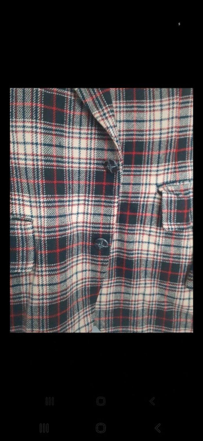 Veste homme en tweed.  Tartan/ ecossais.  Taille XL - photo numéro 2