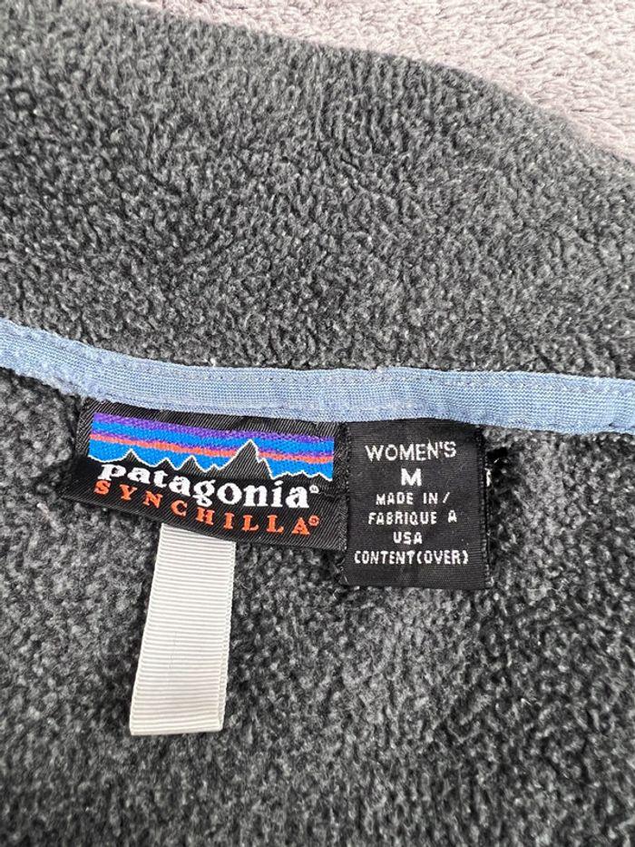 👕 Veste Polaire Femme Vintage Patagonia Gris Taille M 👕 - photo numéro 7