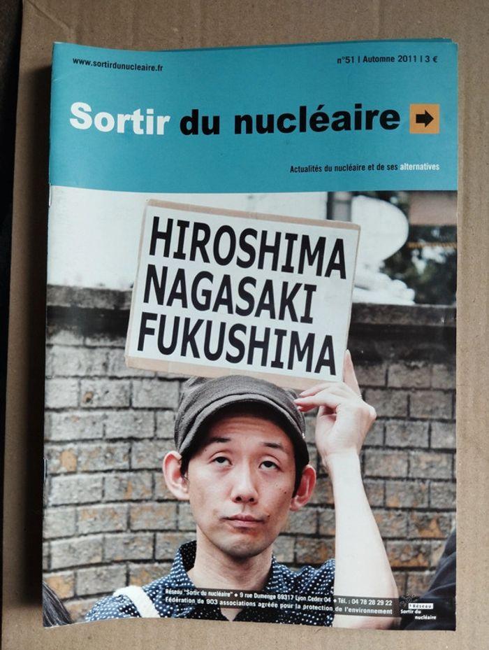 Lot de 6 revues Sortir du nucléaire - photo numéro 1