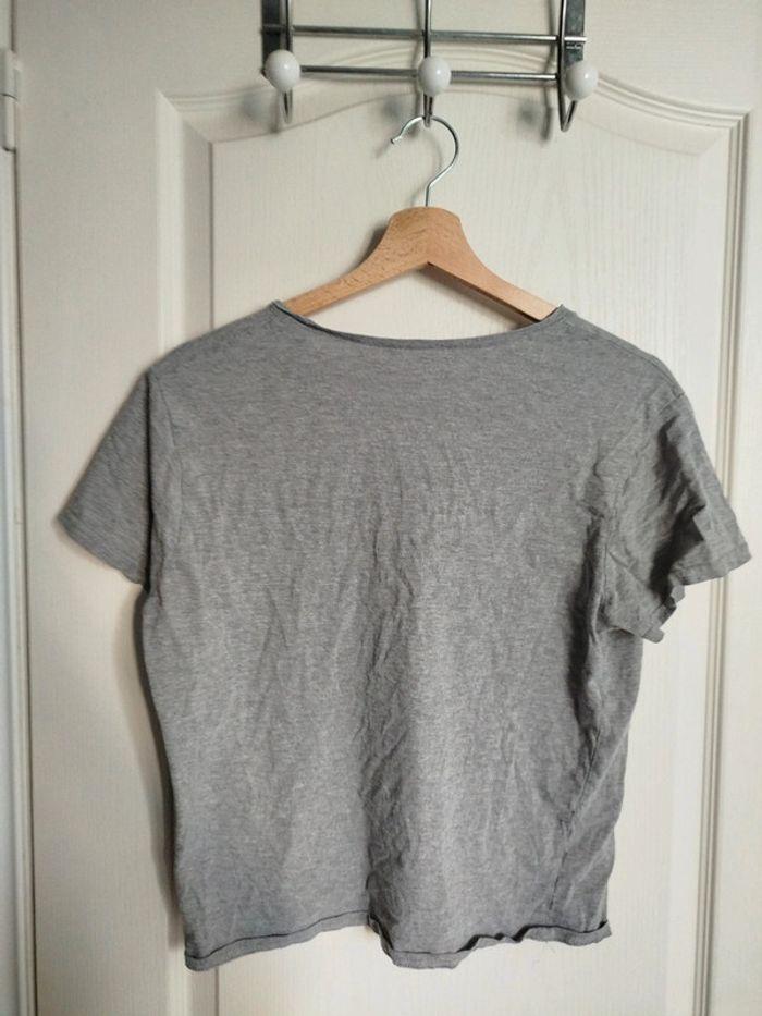 T-shirt gris, B&C collection - photo numéro 1