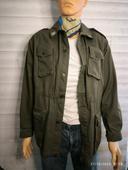 Veste militaire italienne vintage vert kaki taille xxl