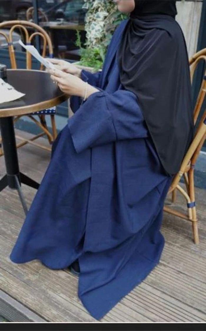 Ensemble kimo-abaya bleu navy 💙 - photo numéro 8