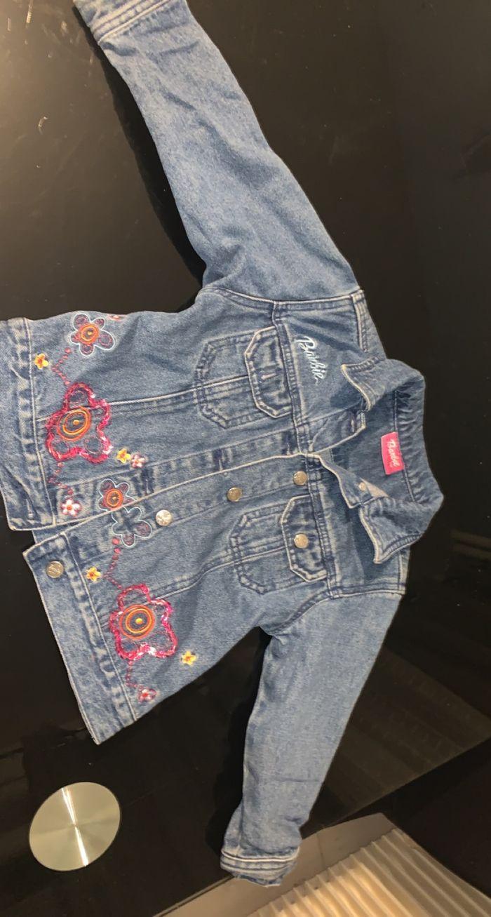 Veste en jeans barbie