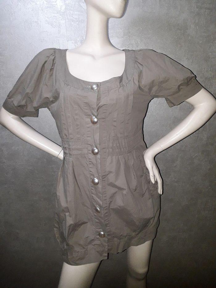 robe courte marron ella taille M ( taille 38/40)