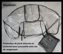 Protection universel de pluie, Bluelover pour poussette