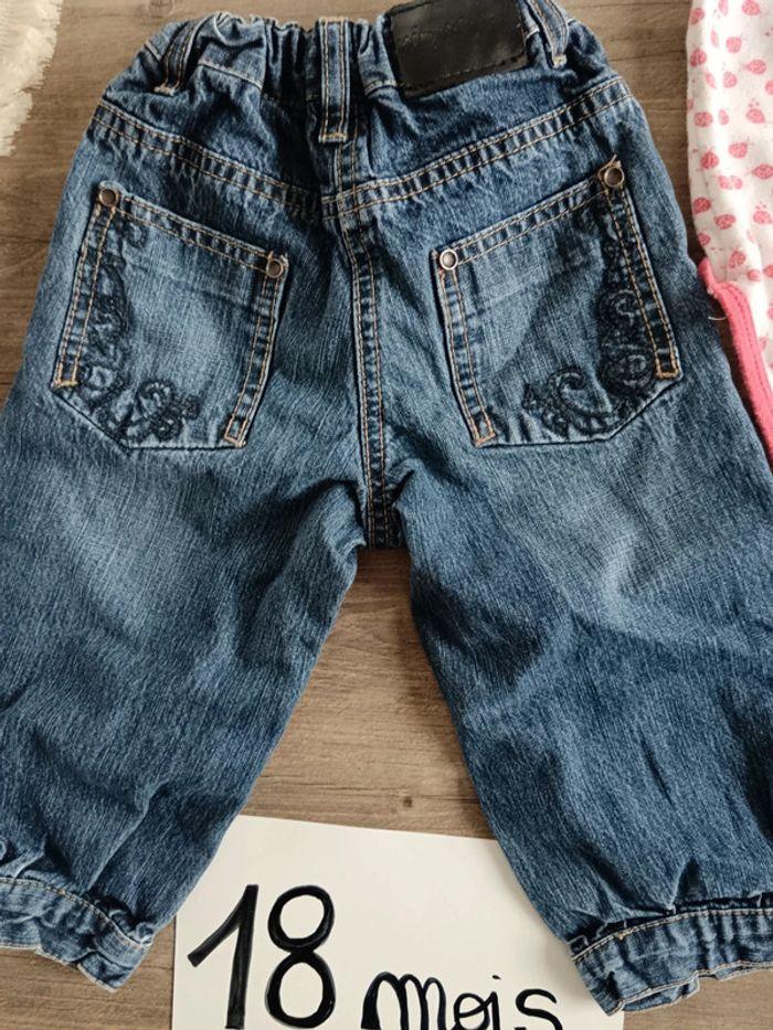 🙋🏼‍♀️ Lot de 2 vêtements jeans et body 18 mois - photo numéro 7