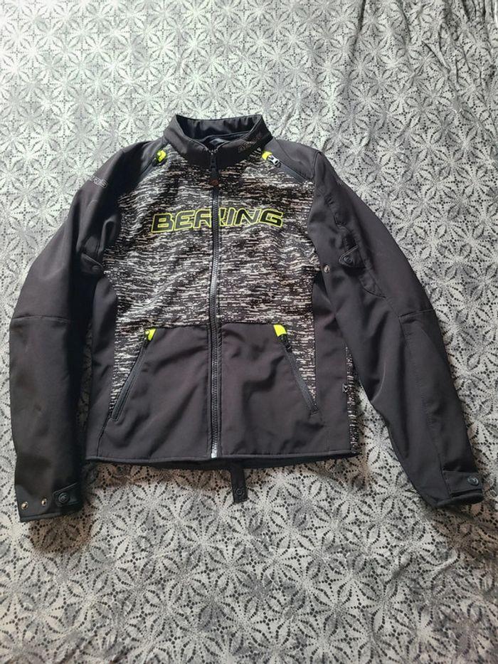 Veste blouson de moto bering réfléchissante taille S - photo numéro 1