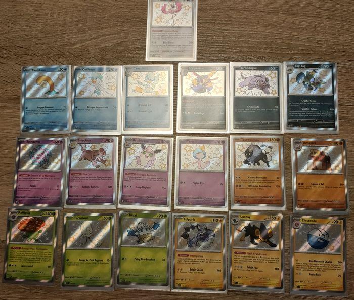 Lot de cartes Pokémon destinés de paldea - photo numéro 1