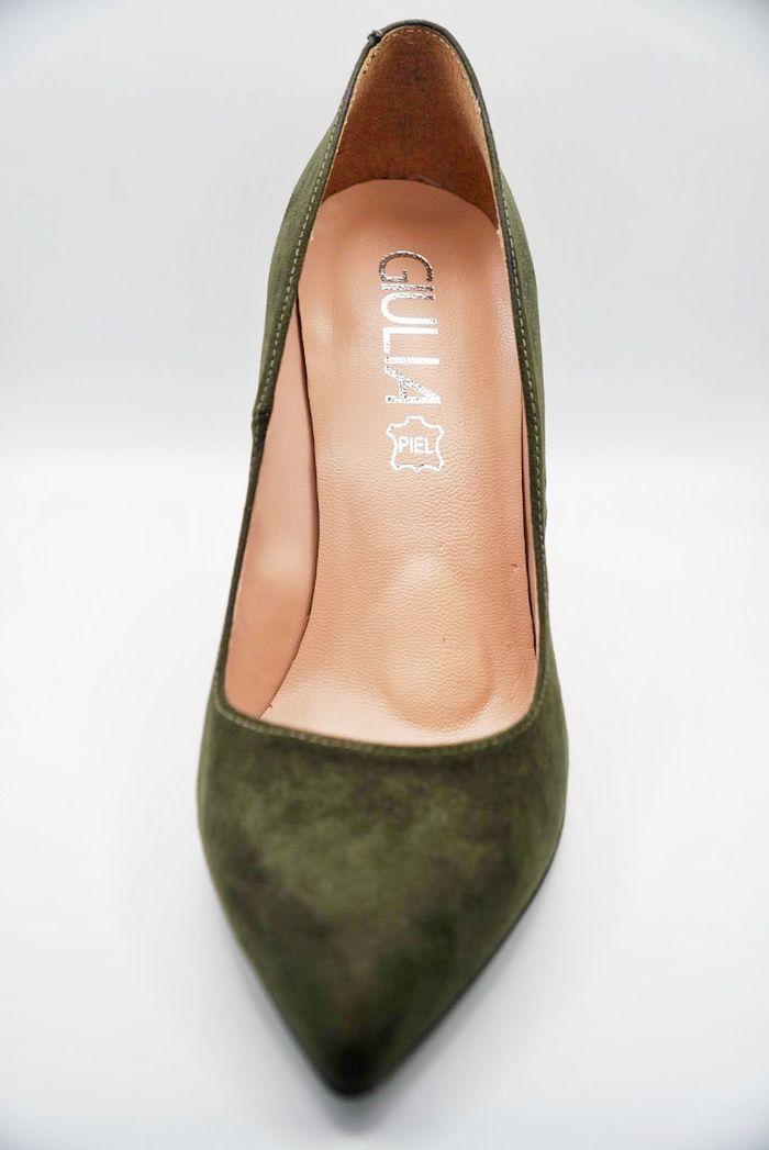 Escarpin Giulia | Vert kaki - photo numéro 2