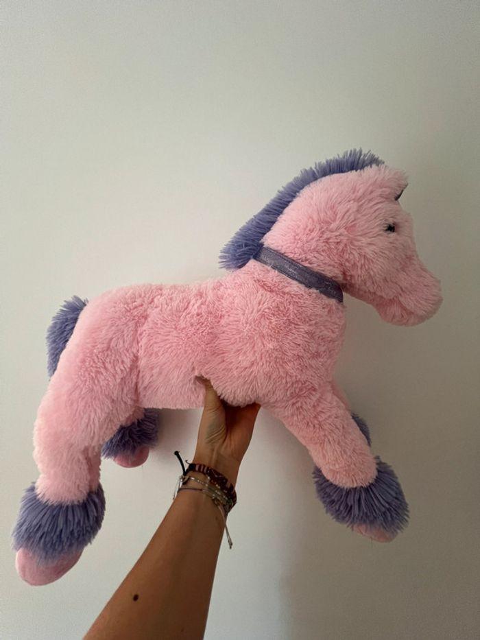 Peluche licorne rose - photo numéro 2