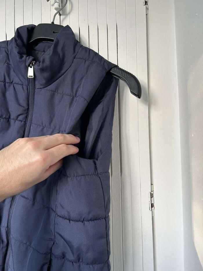 Veste sans manches matelassée bleue marine - photo numéro 4