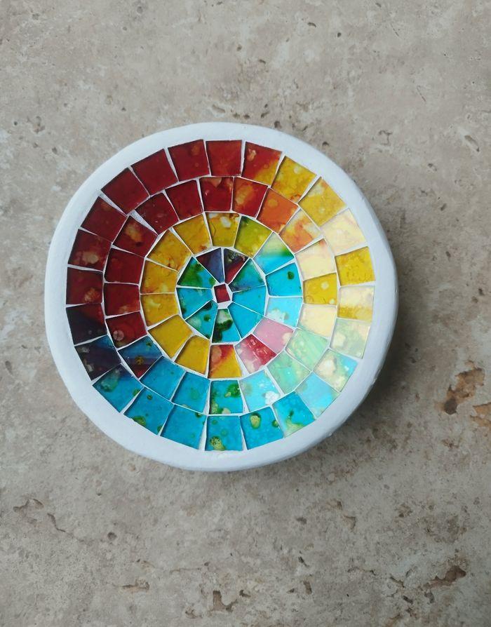 Jolie coupelle artisanale mosaïque neuve - photo numéro 1